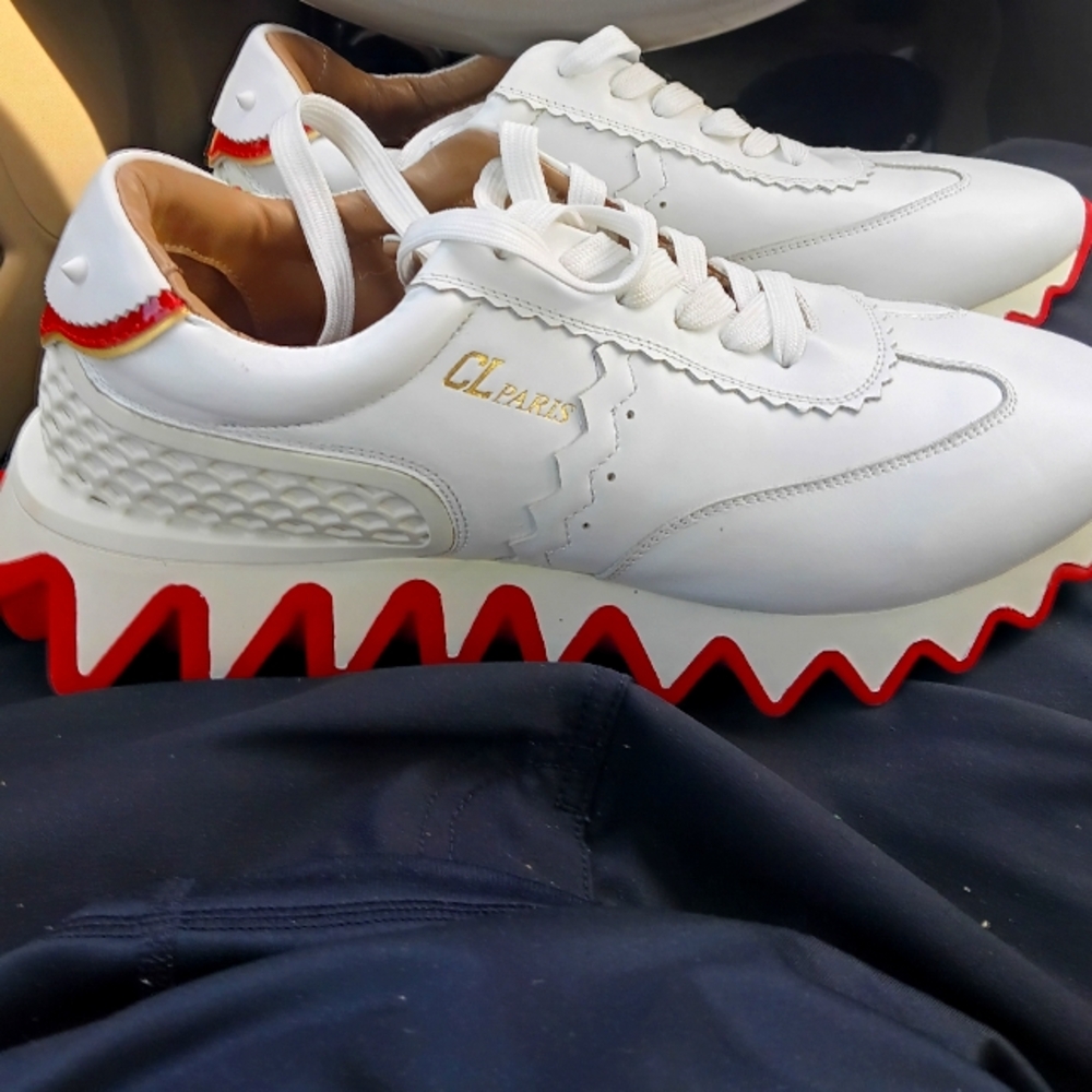 Men's Christian Louboutin Loubishark Shoes Size 11